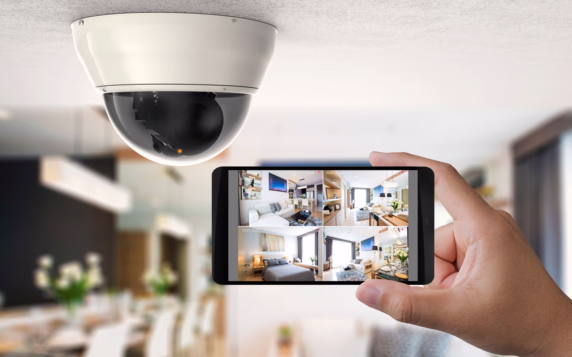 CCTV camera and iphone control