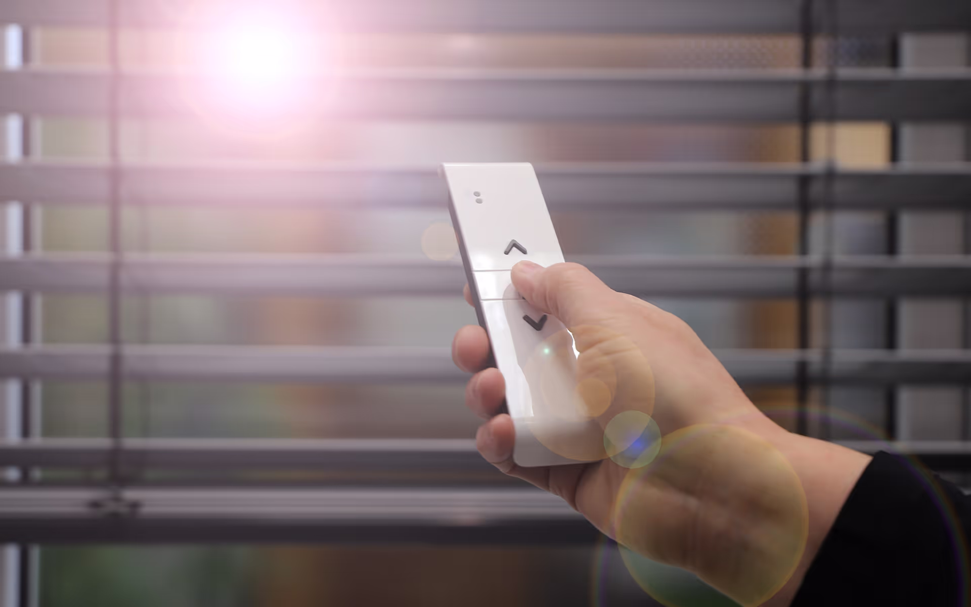 Blind control with a remote