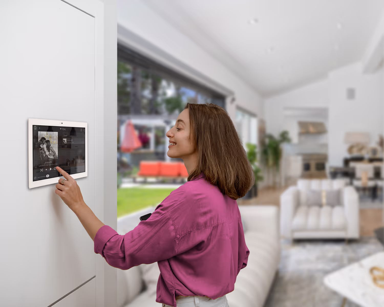 Multiroom audio system controlled by the Music in Every Room lady